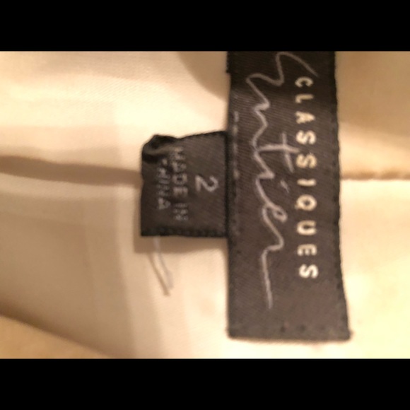 Classiques Entier Cream Colored Leather Jacket - Picture 4 of 5